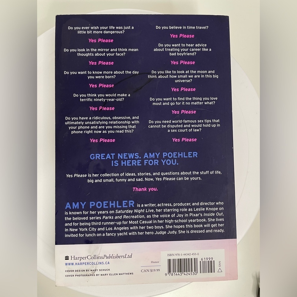 Yes Please by Amy Poehler - Picture 2 of 7
